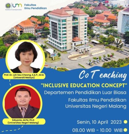 Co Teaching ‘Inclusive Education Concept’ Departemen Pendidikan Luar Biasa FIP Universitas Negeri Malang